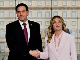 USA und Italien: Rubio und Meloni – eine unterkühlte Begegnung